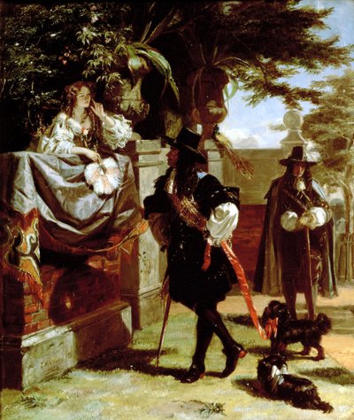 Charles II and Nell Gwynne by Edward Matthew Ward
